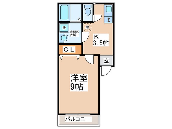 コーポＪの物件間取画像